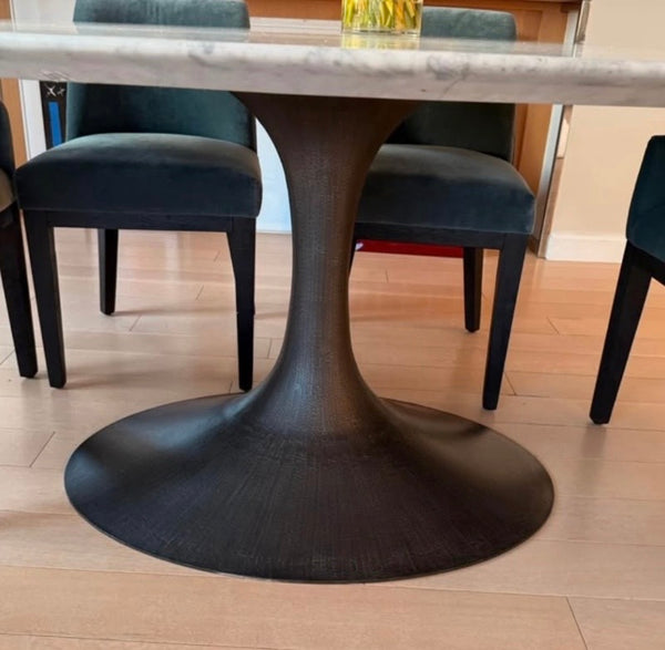 RESTORATION HARDWARE Aero Stone Oval Dining Table