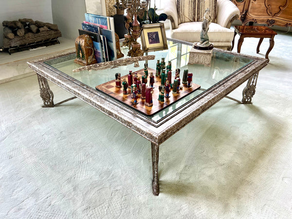 Italian Hand Forged Cocktail Coffee Table