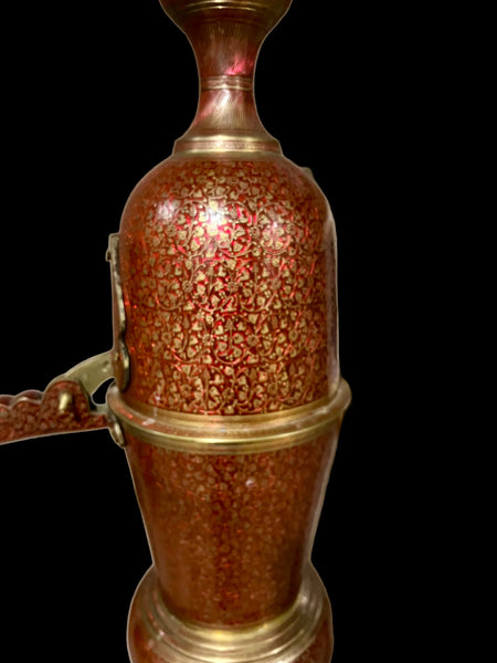 Moorish Style Monumental Floor Standing Palace Brass Ewer