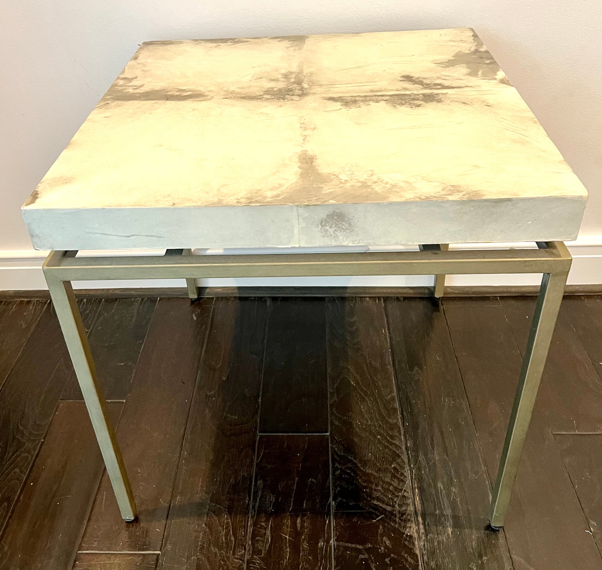 Made Goods Gabby Faux Marble Side Table