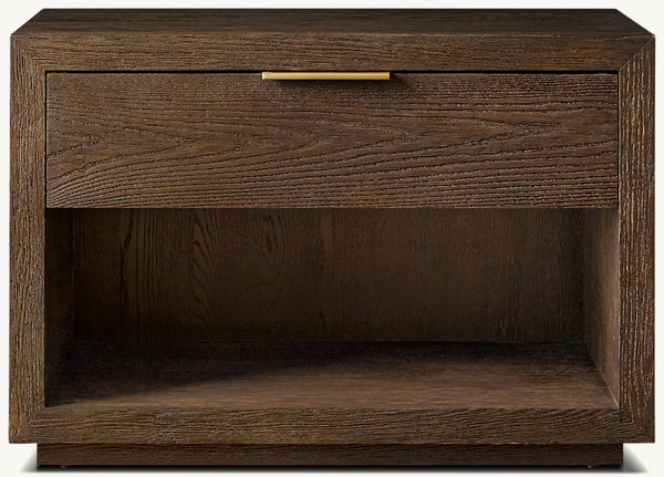 Pair of RESTORATION HARDWARE Machinto Open Nightstands
