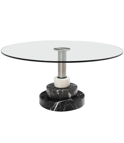 Lodovico Acerbis and Giotto Stoppino Menhir Dining Table in Marble and Glass