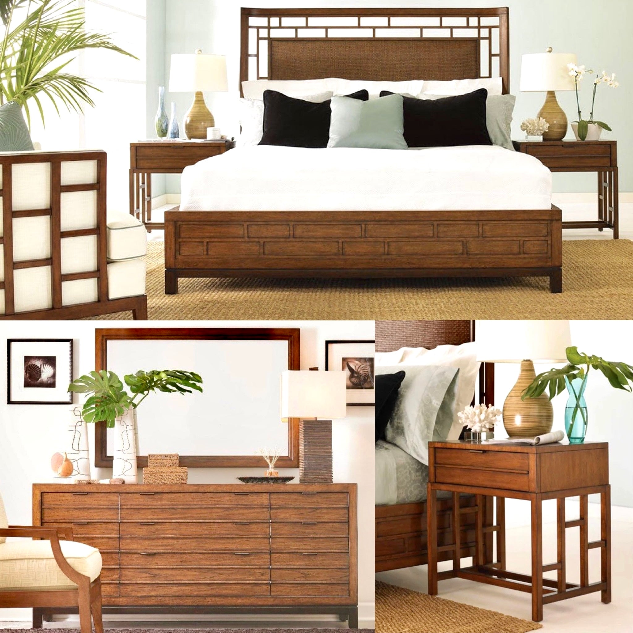 Tommy Bahama Ocean Club Paradise Point 5 Piece King Bedroom Set