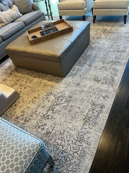 Fairfield Furniture Square Leather Ottoman Cocktail Table