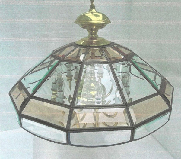 1990's Vintage 12 Light Fredrick Ramond Chandelier