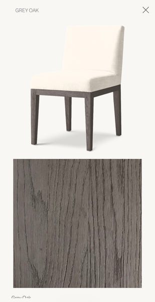 RESTORATION HARDWARE Aero Rectangular Dining Table and 8 Morgan Dining Chairs