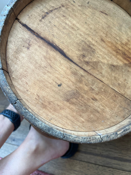Antique Wood Firkin Bucket