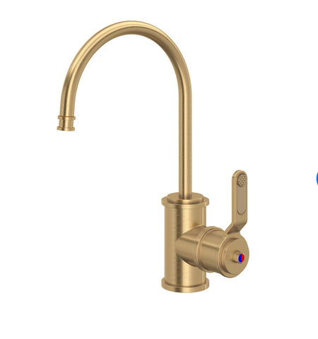NEW ROHL Armstrong Hot Water & Kitchen Filter Faucet in English Gold