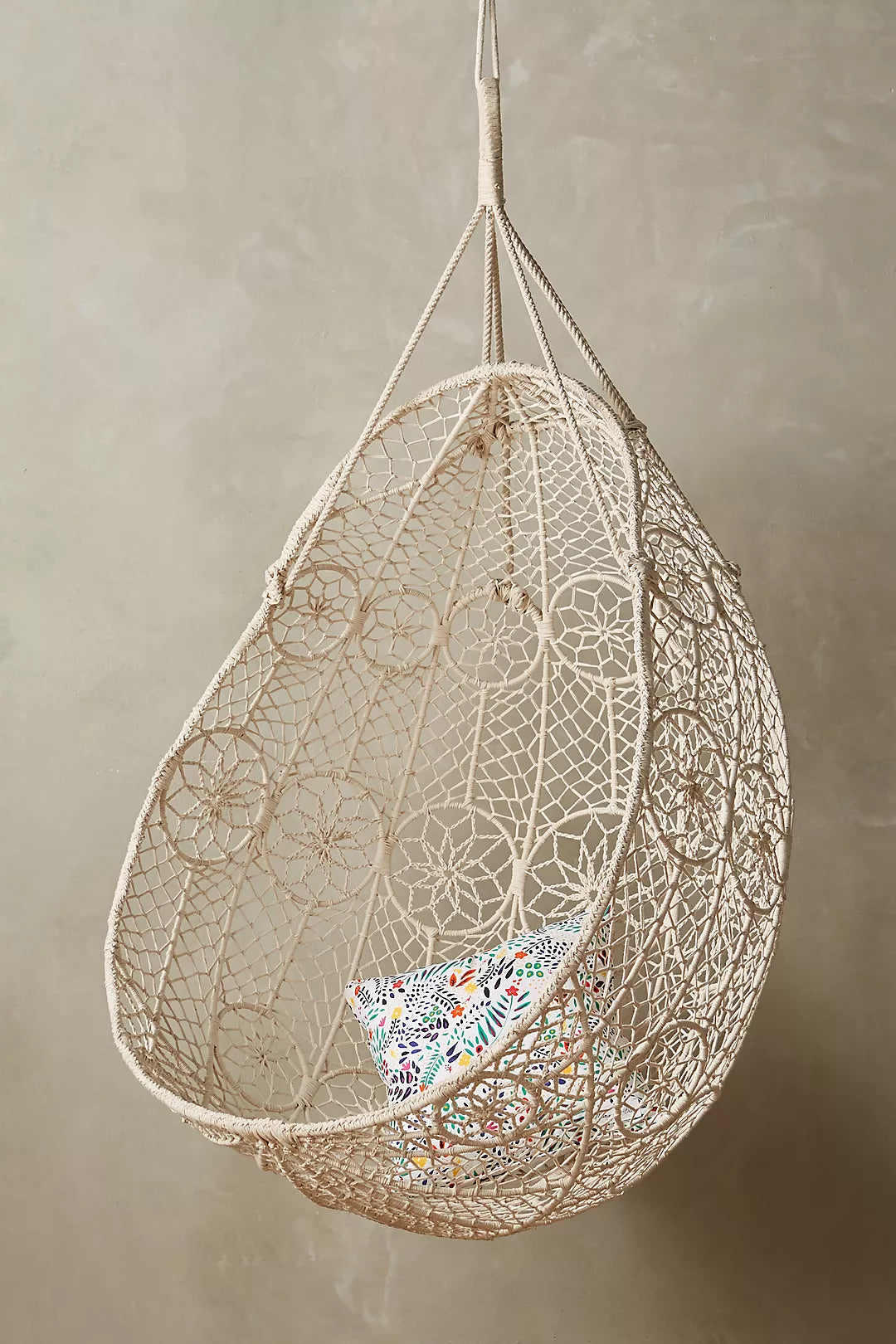 Anthropologie Knotted Melati Hanging Chair