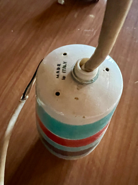 Italian Modernist Raymor MCM Pendant Lights Designed by Aldo Londi, 1950's - 6 Available