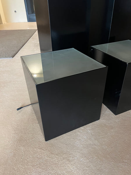 Hammacher Schlemmer Museum Quality LIghted Pedestals