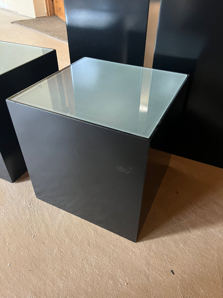 Hammacher Schlemmer Museum Quality LIghted Pedestals