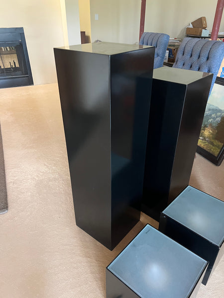 Hammacher Schlemmer Museum Quality LIghted Pedestals