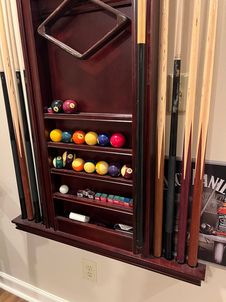 Steepleton 8' Pool Billiards Table with Rack and Accessories