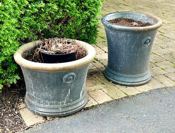 Outdoor Stone Pots Planters by Garden Stone (4 Available)