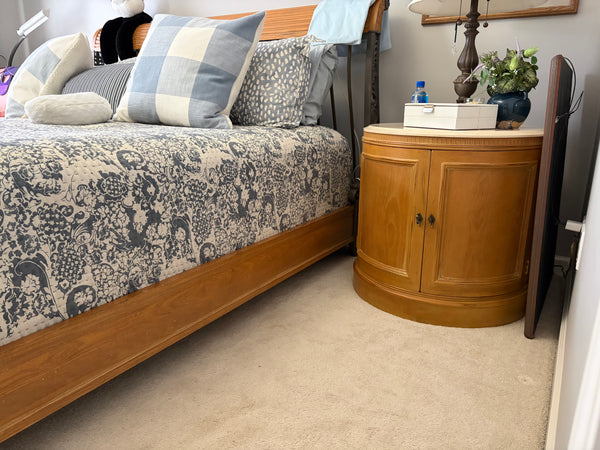 Henredon Marble Drum Style Nightstand