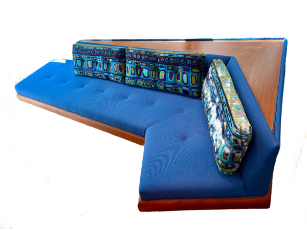 Vintage Adrian Pearsall Walnut Mid-Century Modern "Boomerang" Sofa for Craft Associates