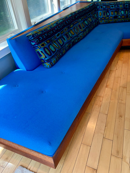 Vintage Adrian Pearsall Walnut Mid-Century Modern "Boomerang" Sofa for Craft Associates