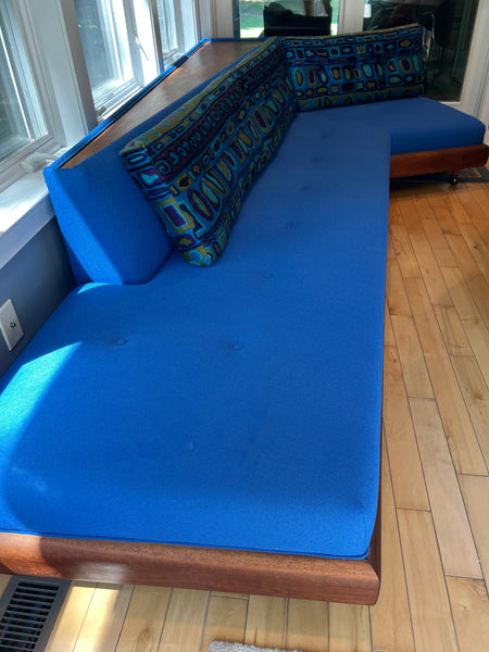Vintage Adrian Pearsall Walnut Mid-Century Modern "Boomerang" Sofa for Craft Associates