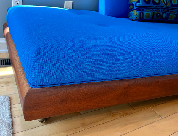 Vintage Adrian Pearsall Walnut Mid-Century Modern "Boomerang" Sofa for Craft Associates