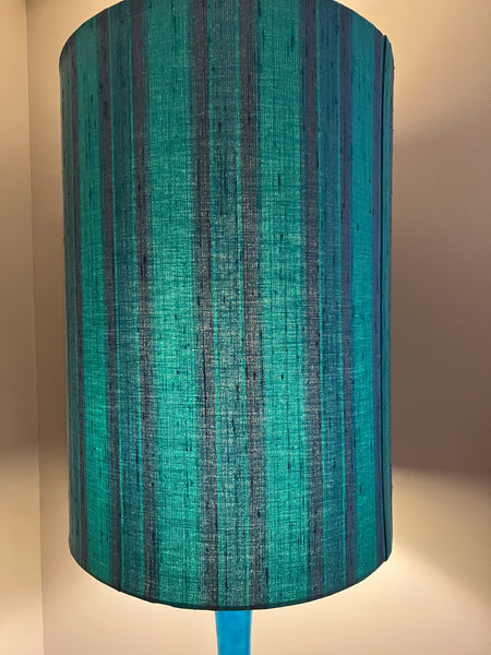 Vintage Mid-Century Modern Aldo Londi Bitossi Rimini Blue Table Lamp