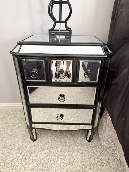 Mirrored Nightstand