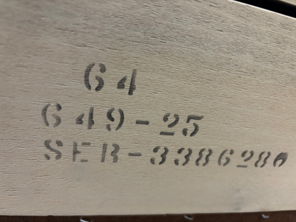 Vintage Post Modern LANE Cream and Brass Lacquer Highboy Dresser (2 Available)