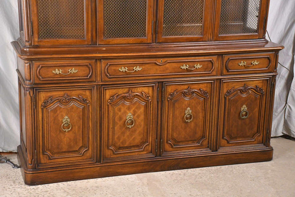 Vintage Thomasville Breakfront China Cabinet