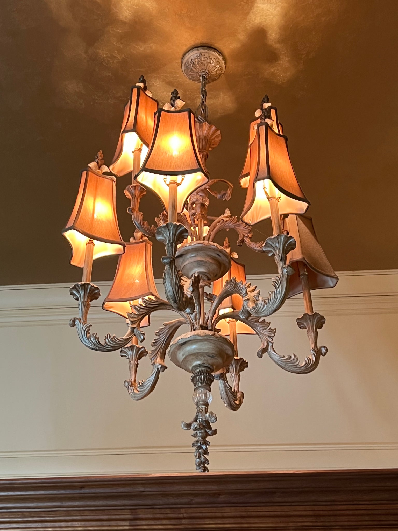 Fine Art Lamps Scrolled Acanthus Chandelier