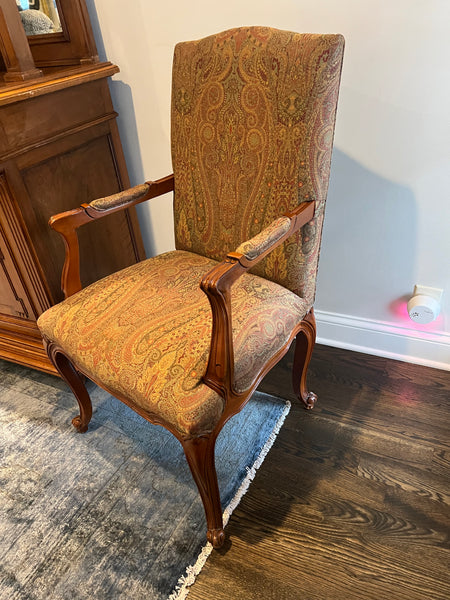 Pair of Hickory Chair French Armchairs