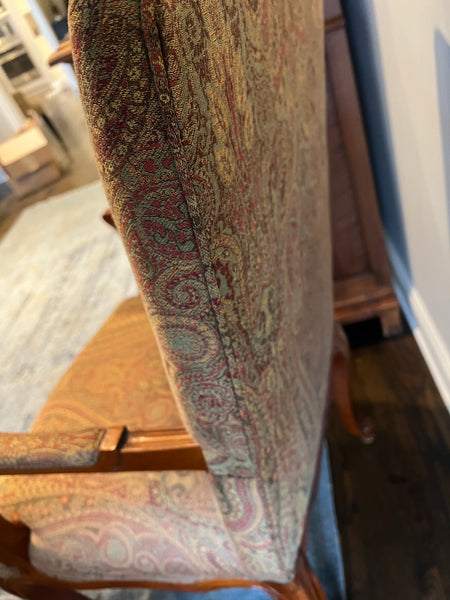 Pair of Hickory Chair French Armchairs