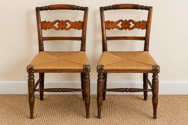 Pair of Hitchcock Furniture Side Chairs