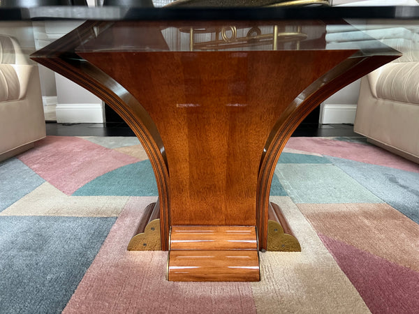 Henredon Art Deco Pedestal Coffee Table