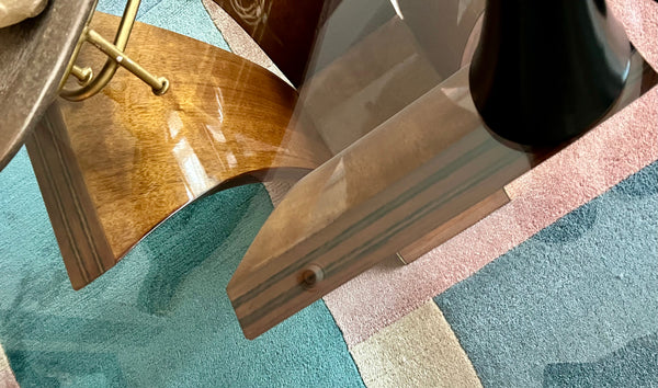 Henredon Art Deco Pedestal Coffee Table