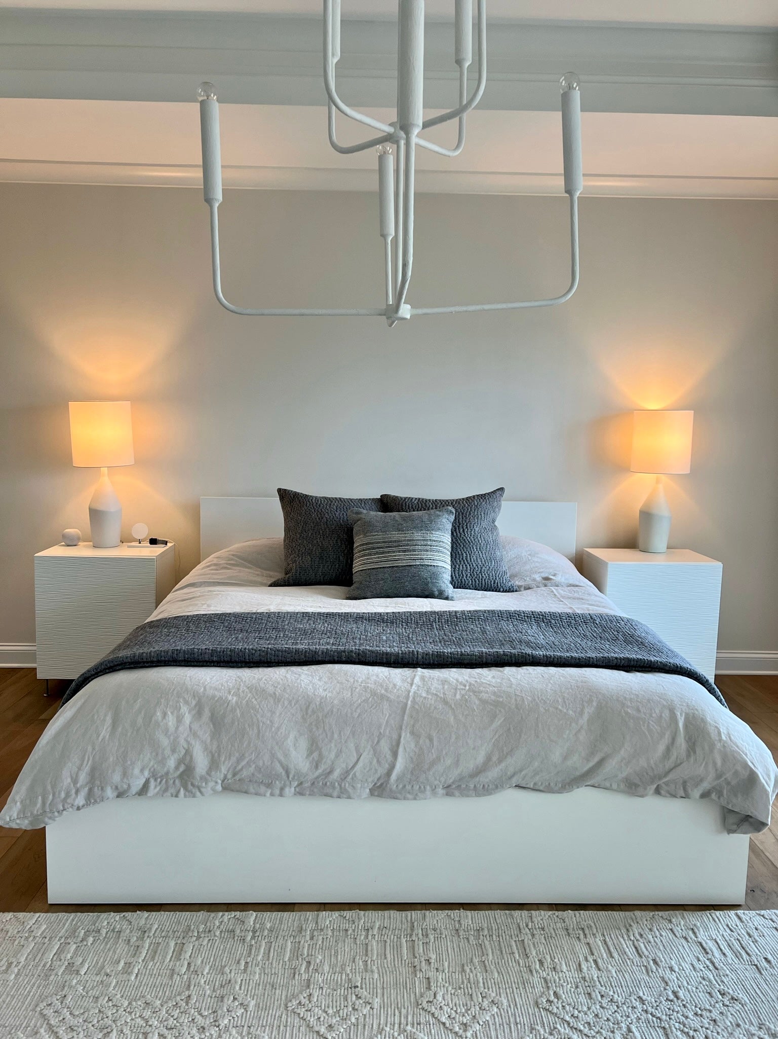 Pair of White IKEA Nightstands – KLM Luxury Consignment