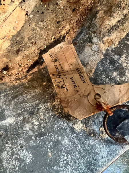 Antique Olive Wood Plant Stand