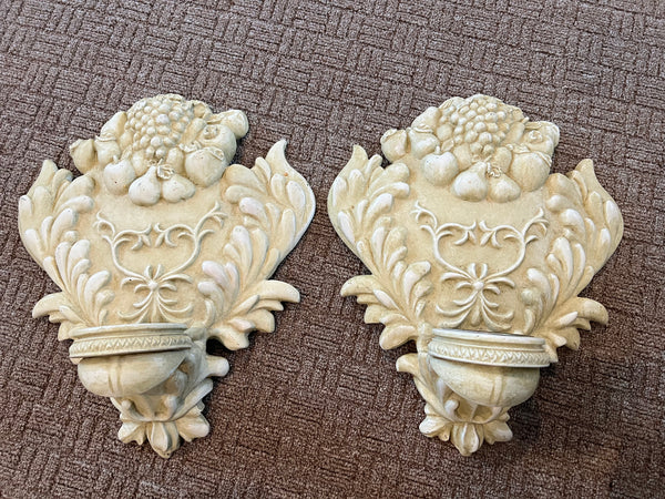Pair of Wall Sconces Candle Holders