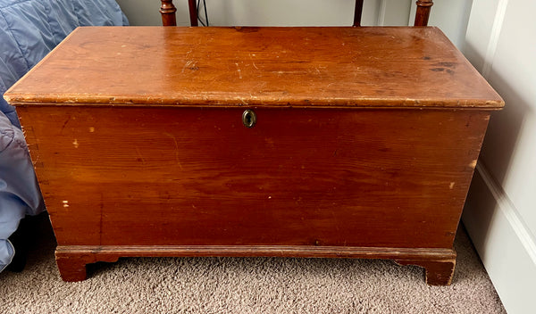 Antique Blanket Chest Trunk