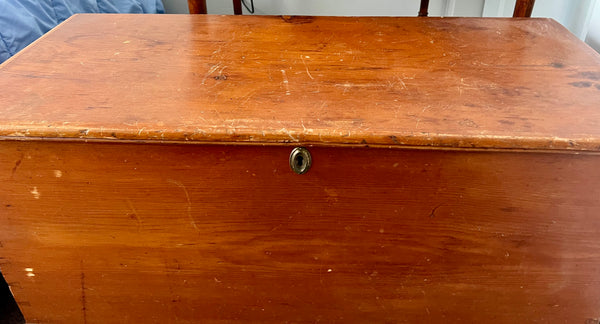 Antique Blanket Chest Trunk