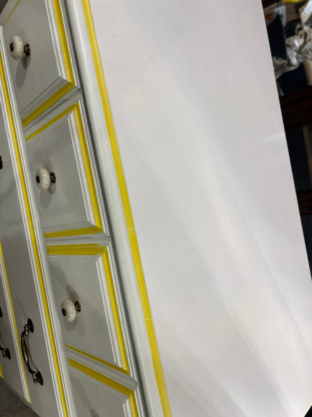 Bassett Campaign Style Chest of Drawers Circa 1970