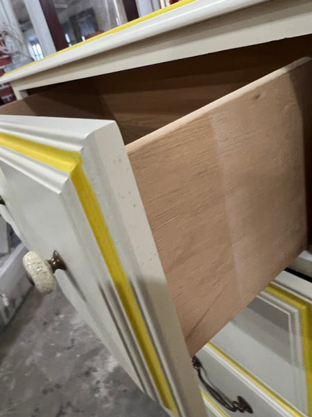 Bassett Campaign Style Chest of Drawers Circa 1970