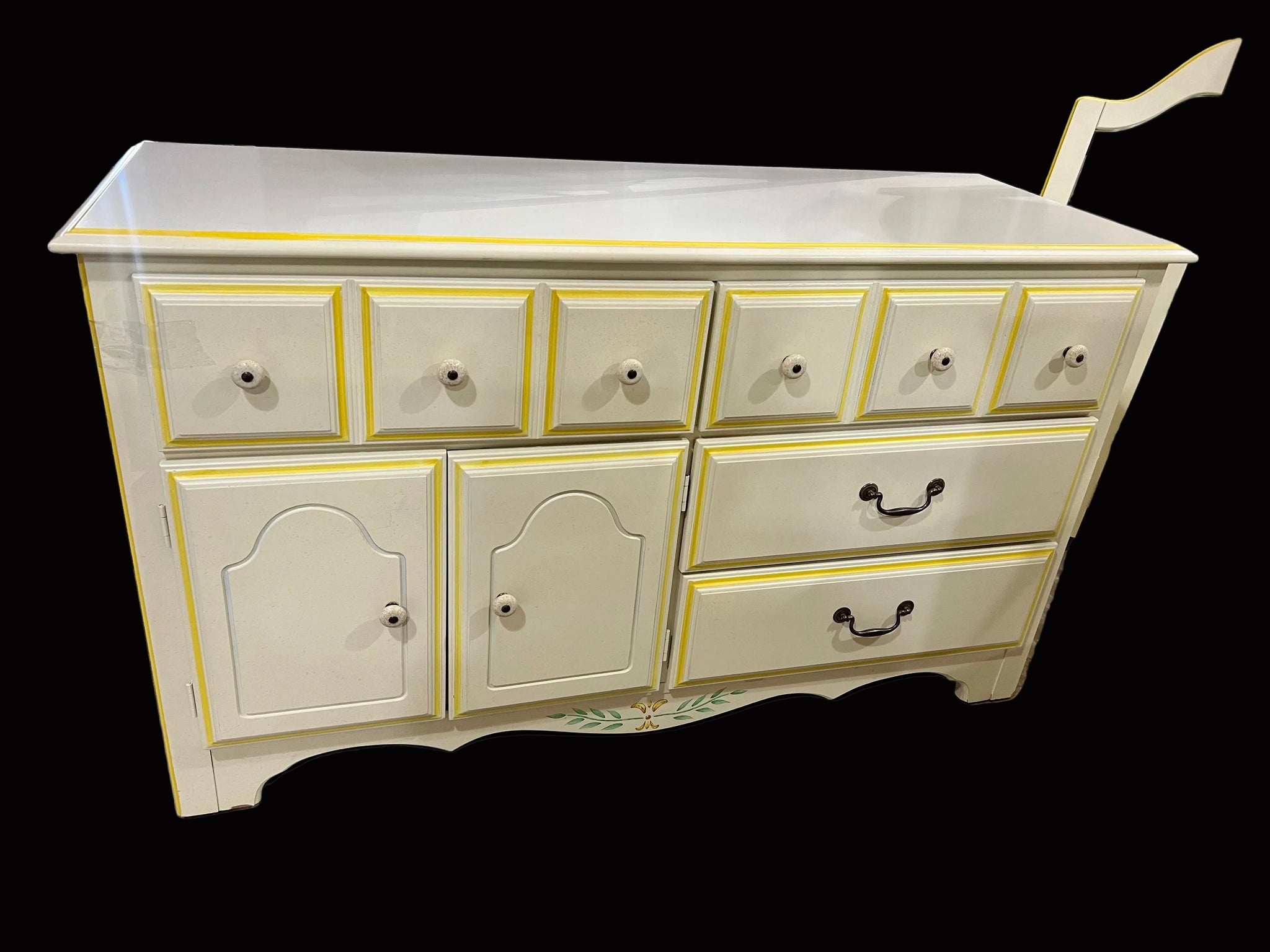 Bassett French Provincial Dresser with Mirror Circa 1970 KLM Luxury Consignment Bassett French Provincial Dresser with Mirror Circa 1970 KLM Luxury Consignment