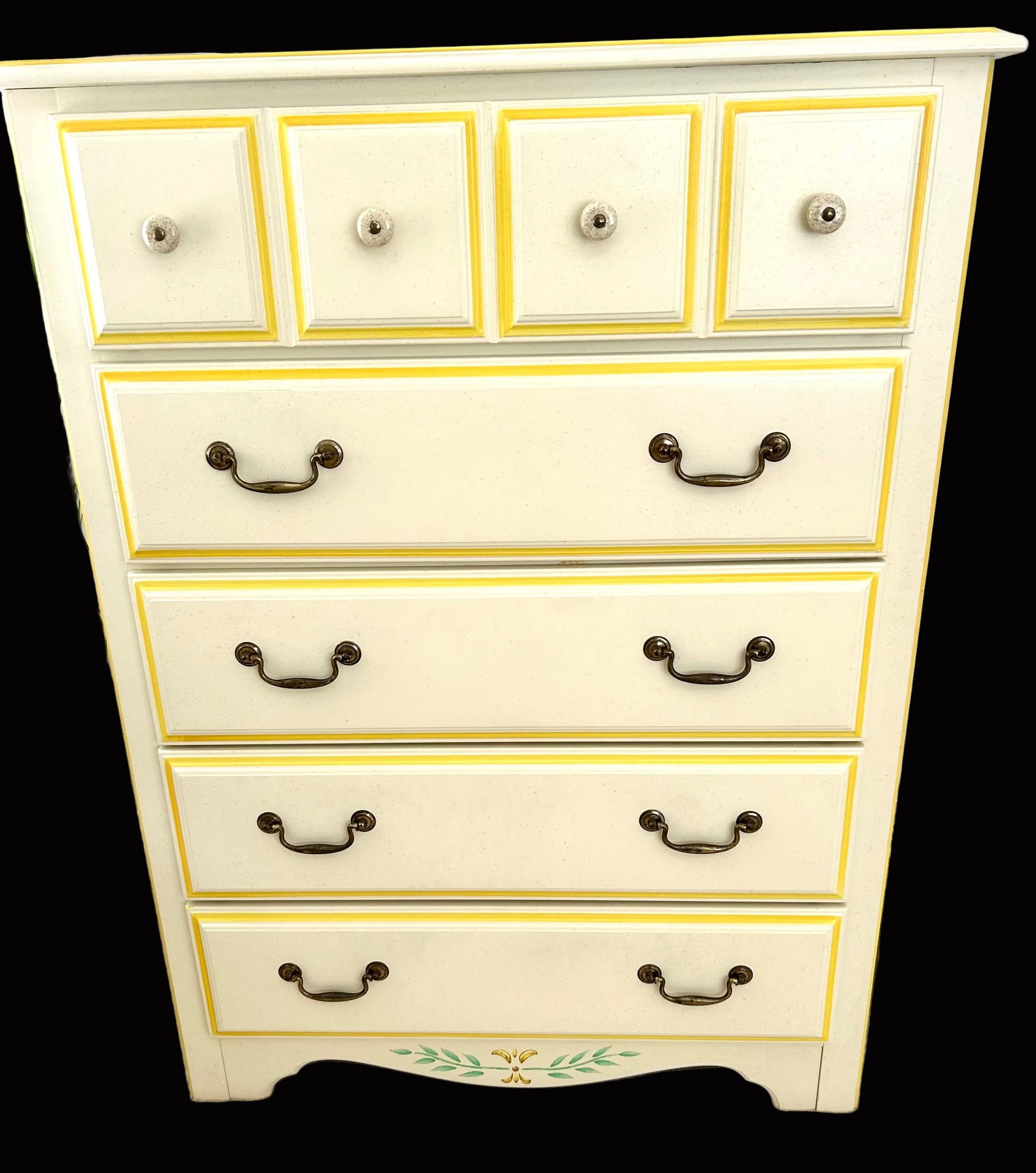 campaign style dresser Bassett Campaign Style Chest of Drawers Circa 1970 – KLM Luxury Consignment