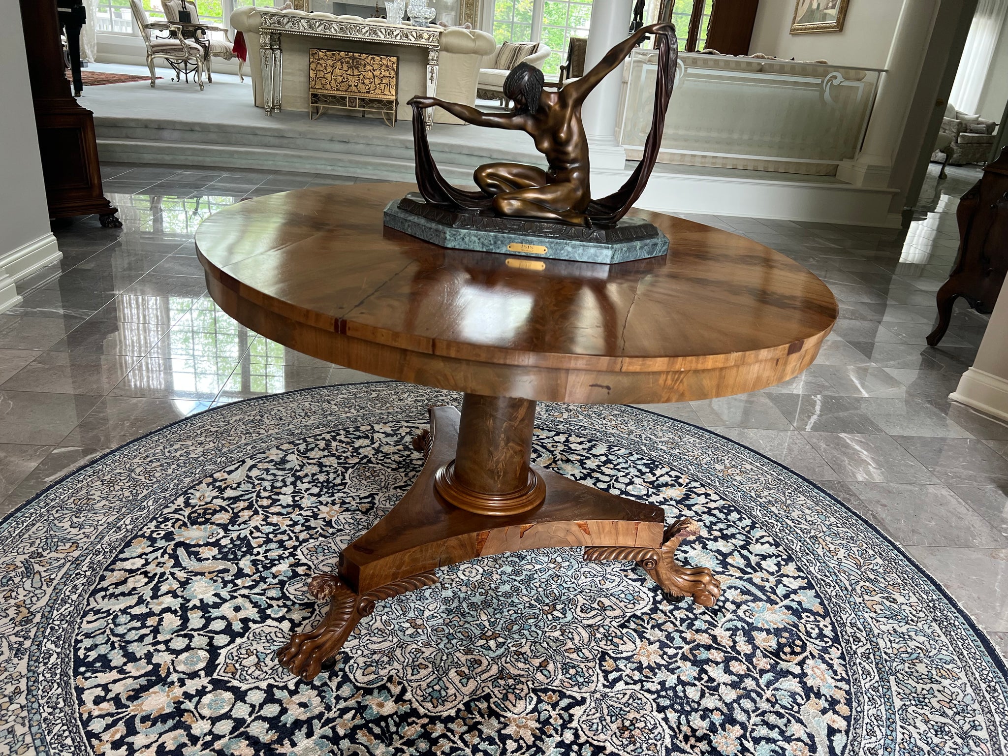 Antique Regency William IV Rosewood Dining Entry Table – KLM