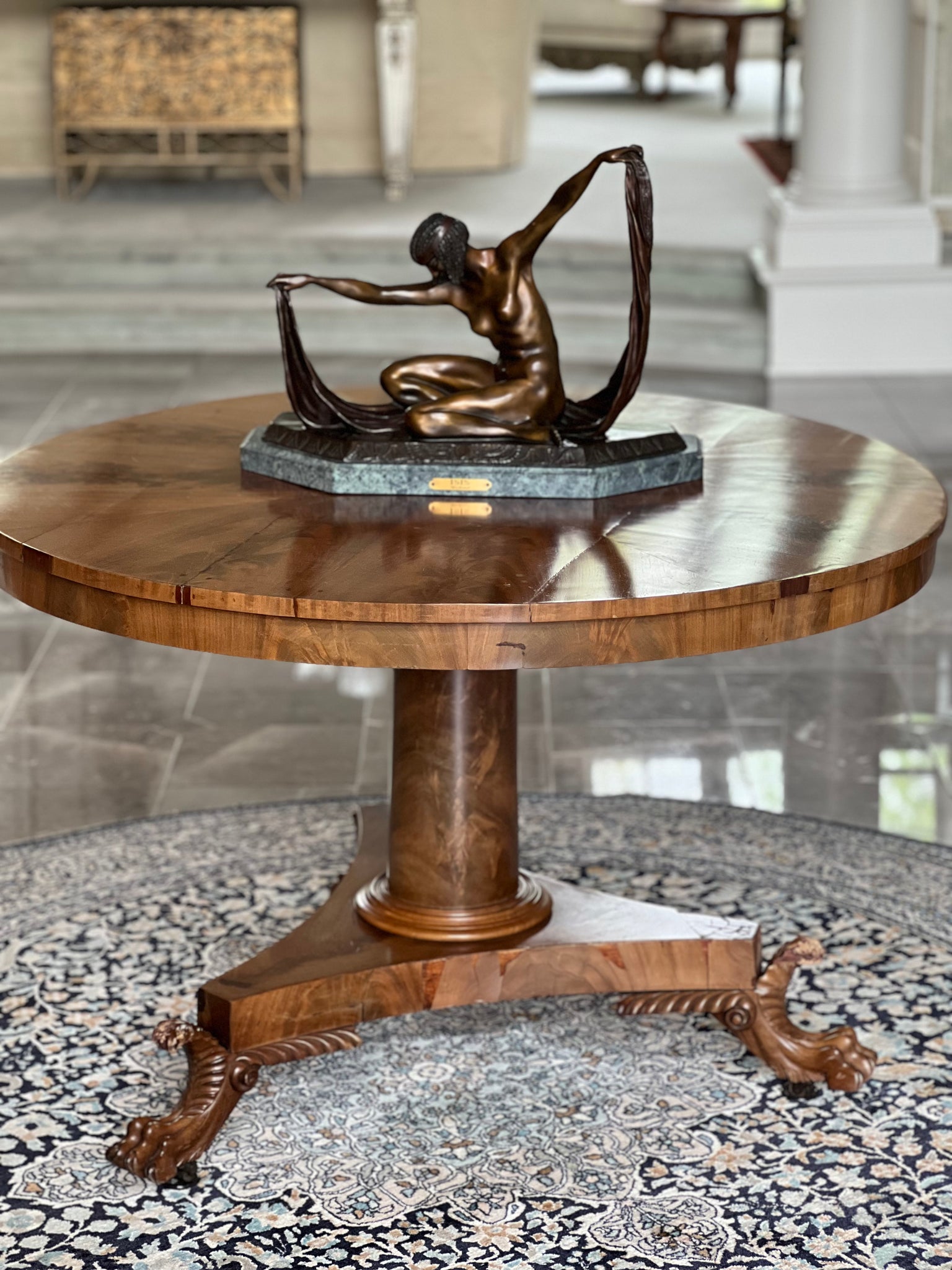 Antique Regency William IV Rosewood Dining Entry Table – KLM