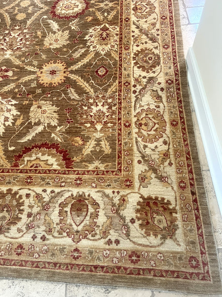 Persian Oushak Floral Area Rug