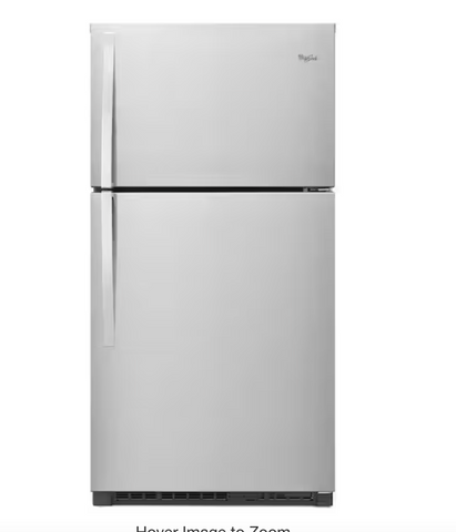 WHIRLPOOL Stainless 33" Wide Top Freezer Refrigerator (2 Available)
