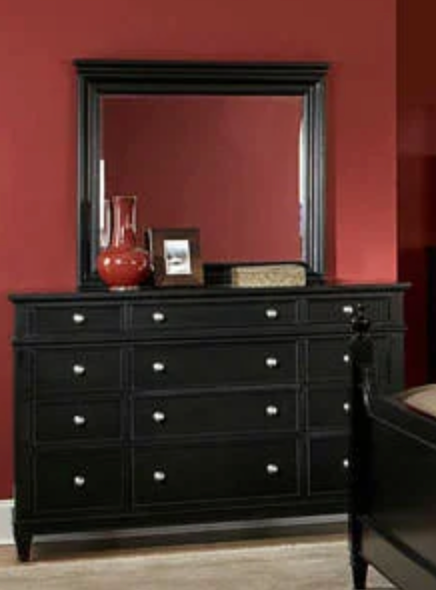 luxury black dresser Black Dresser with Mirror and Nightstand