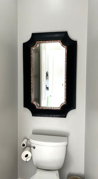 Black Framed Wall Mirror (2 Available)