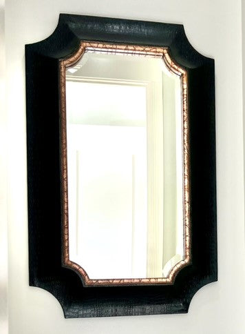 Black Framed Wall Mirror (2 Available)